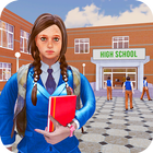 High School girl life sim icon