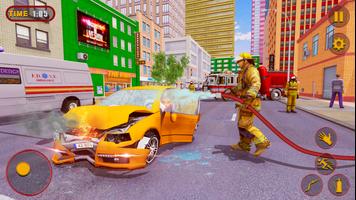 fireman firefighter simulator captura de pantalla 1