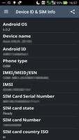 Device ID & SIM Info ภาพหน้าจอ 1