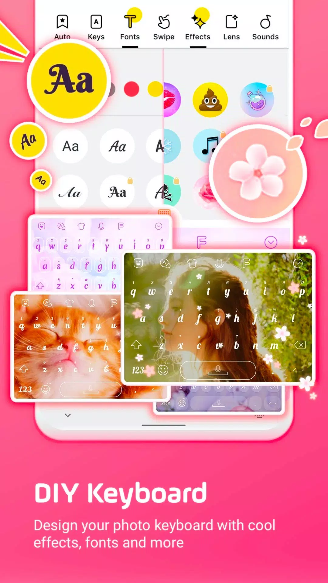 Facemoji Emoji Keyboard&Fonts APK pour Android Télécharger