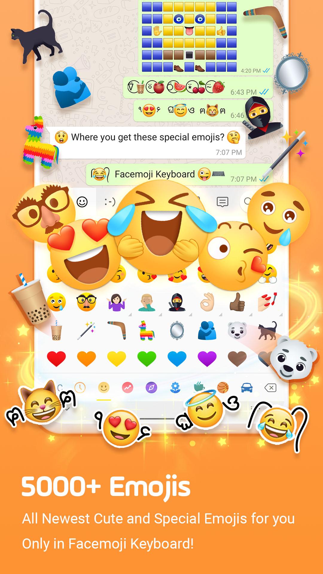Download do APK de Facemoji AI Emoji Keyboard para Android
