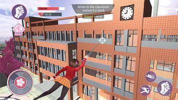 SAKURA School Girls Life Simulator Cartaz