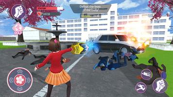 SAKURA School Girls Life Simulator اسکرین شاٹ 1