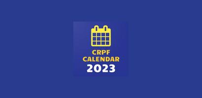 CRPF Calendar 2023 poster