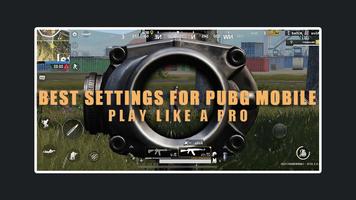 settings for Pubg Mobile - sensitivity & Control captura de pantalla 2