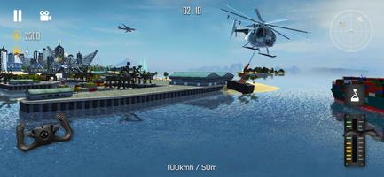 Helicopter Simulator 3D Affiche