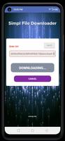 Simpl File Downloader captura de pantalla 1