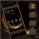 Simple Black Orange Business Theme APK