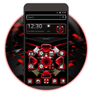 Simple black red theme APK