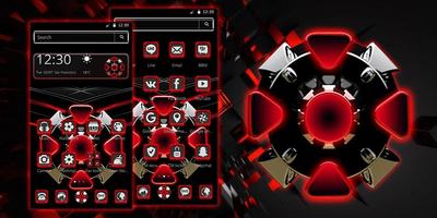 Simple black red theme screenshot 3