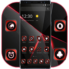 Simple Black Red Theme icon