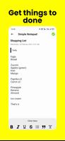 Simple Notepad screenshot 2