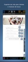 Website builder no Android Cartaz