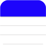 simple memo pad notes app icon