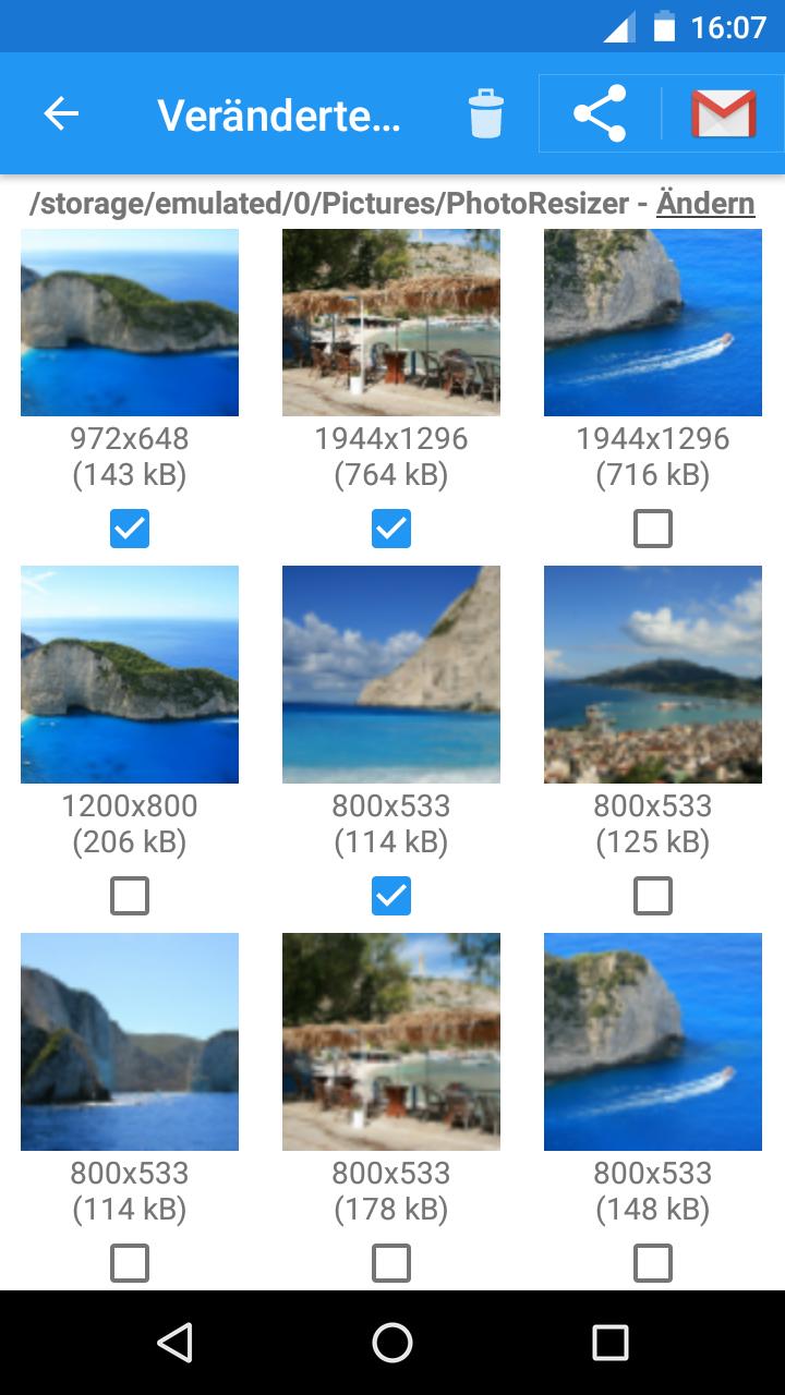 Fotos und Bilder Verkleinern - Photo Resizer für Android ...