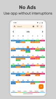 Simple Calendar Pro اسکرین شاٹ 1