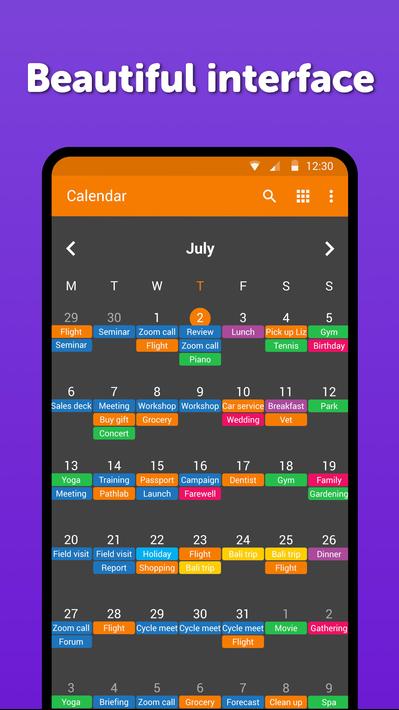 Simple Calendar 2022 | Planner poster