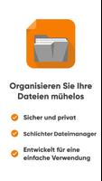 Schlichter Dateimanager Plakat