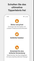 Schlichte Tastatur Plakat