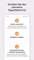 Schlichte Tastatur Plakat