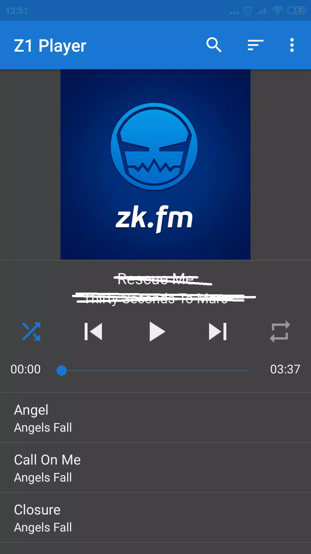 Z1 FM Player APK do pobrania na Androida