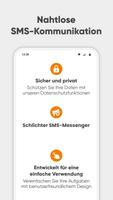 Schlichter SMS-Messenger Plakat