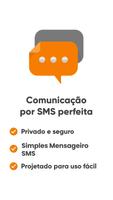 Simples Mensageiro SMS Cartaz