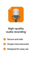 Simple Voice Recorder پوسٹر