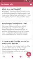 Earthquake Info captura de pantalla 3