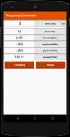 Frequency Converter : Hz, KHz, MHz, GHz, THz Affiche