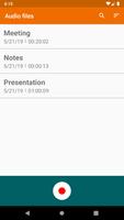 Simple Audio Recorder اسکرین شاٹ 3