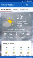Simple Weather تصوير الشاشة 3