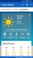 Simple Weather الملصق