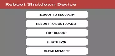 Reboot Restart Shutdown Device