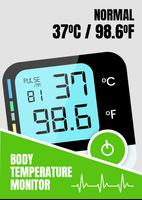 Температура тела - термометр постер