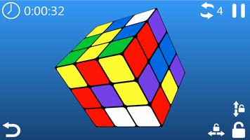 Cube Puzzle 3D 3x3 poster
