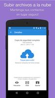 Respaldo de contactos fácil captura de pantalla 3