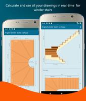 برنامه‌نما Stairs-X Pro Stairs Calculator عکس از صفحه