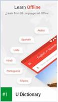 Poster UDictionary - Define, Learn in all languages