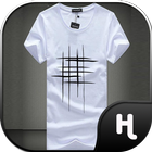 Idées simples de design de t-shirt icône
