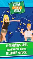 Stadt Land Fluss - Wortspiel Plakat