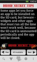 Droid Secret Tips ảnh chụp màn hình 1