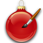 Christmas Ornaments and Tree D icon