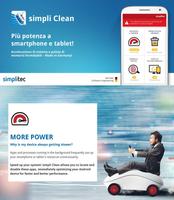 Poster simpli Clean ANDROID BOOSTER & CLEANER