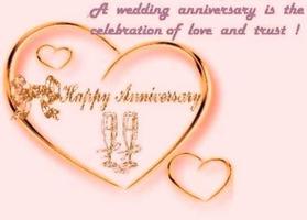 برنامه‌نما Happy Wedding Anniversary عکس از صفحه