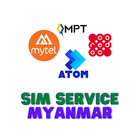 SIM Service Myanmar Zeichen