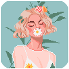 Pixel Fever - Color By Number أيقونة