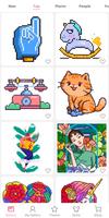 Pixel Fever - Color By Number الملصق