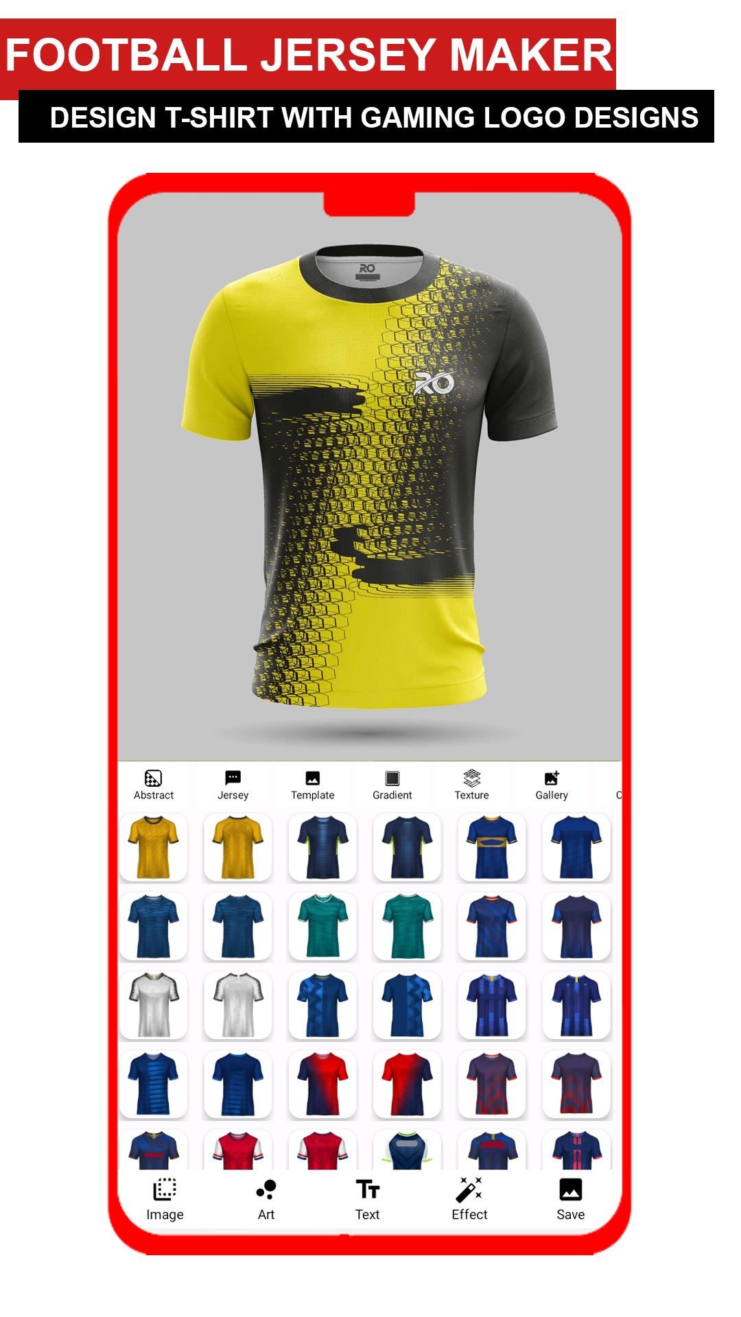Football Jersey Maker APK pour Android Télécharger
