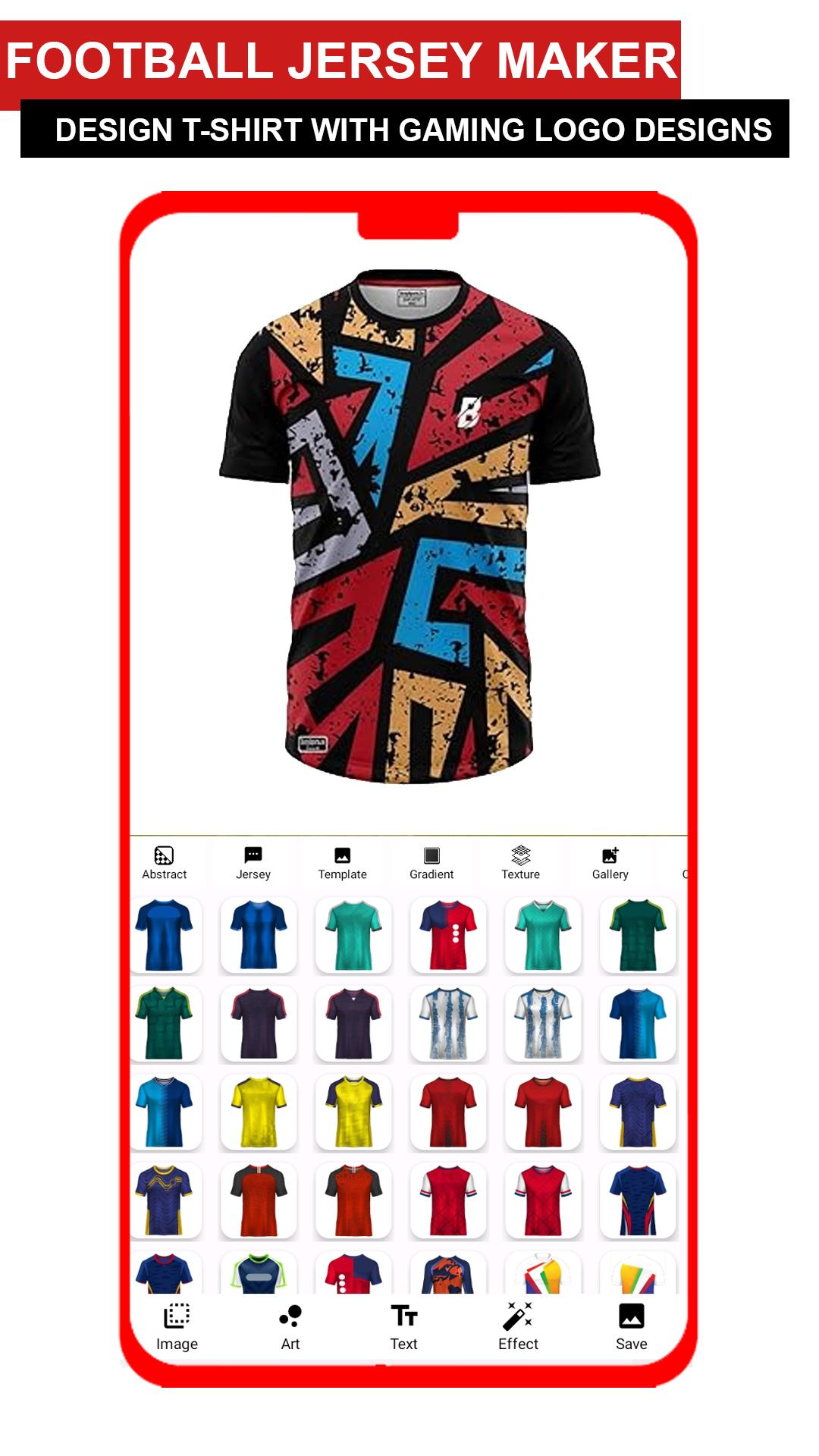 Football Jersey Maker APK pour Android Télécharger